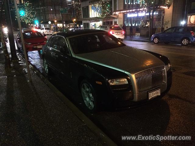 Rolls-Royce Ghost spotted in Vancouver, Canada