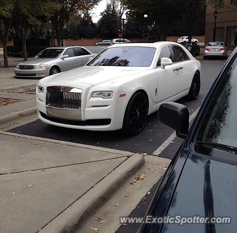 Rolls-Royce Ghost spotted in Charlotte, North Carolina