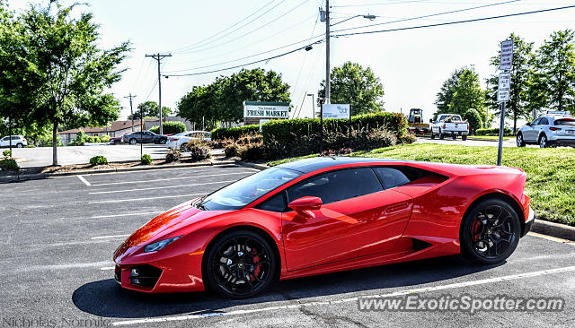 Lamborghini Huracan spotted in Cornelius, North Carolina