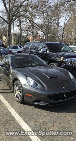 Ferrari California spotted in Charlotte, North Carolina