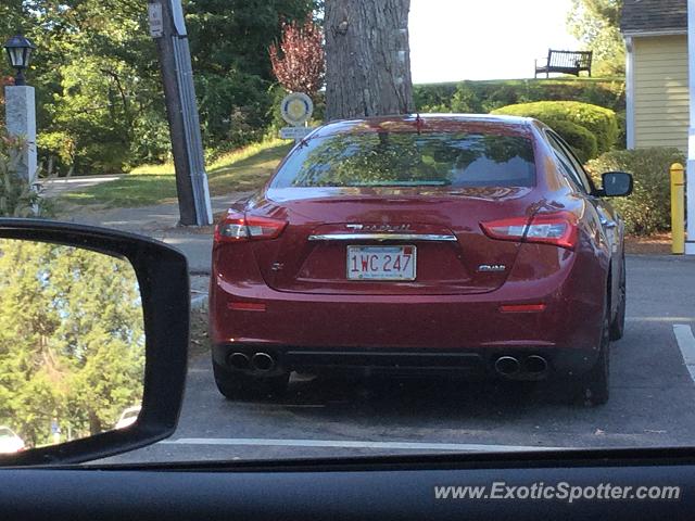 Maserati Ghibli spotted in Lexington, Massachusetts