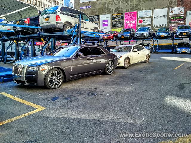 Rolls-Royce Ghost spotted in Manhattan, New York