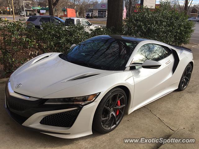 Acura NSX spotted in Huntsville, Alabama