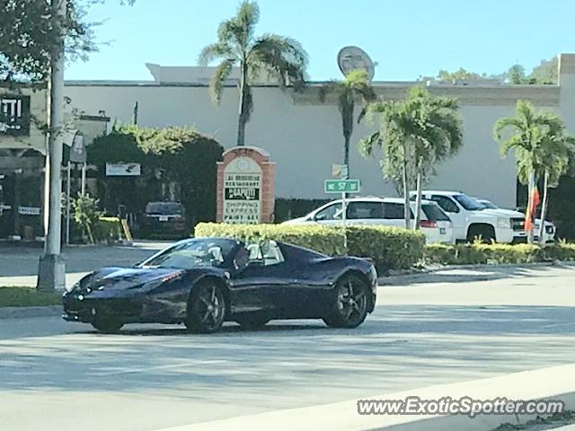 Ferrari 458 Italia spotted in Ft Lauderdale, Florida