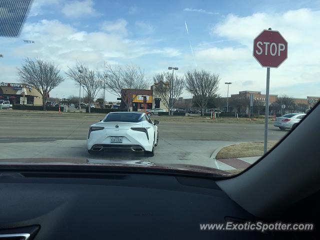 Lexus LC 500 spotted in Dallas, Texas
