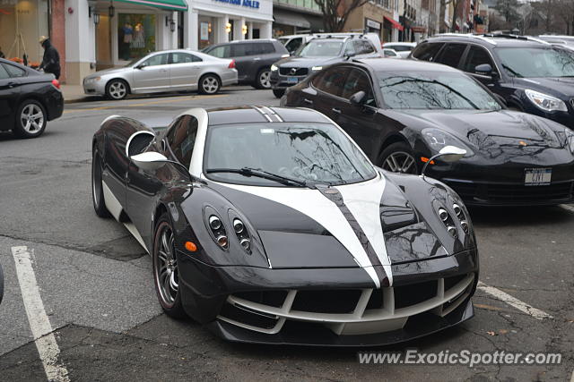 Pagani Huayra spotted in Greenwich, Connecticut