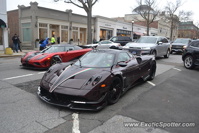 Pagani Huayra spotted in Greenwich, Connecticut