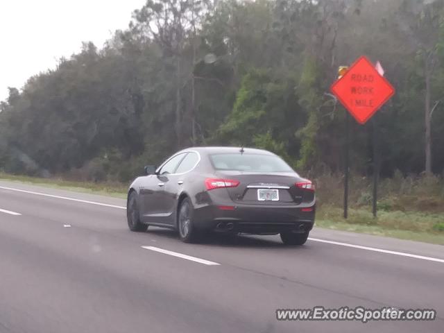 Maserati Ghibli spotted in Somewhere on I75, Florida