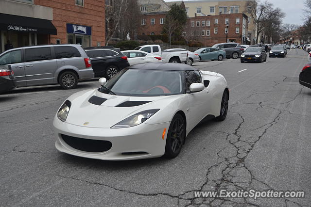 Lotus Evora spotted in Greenwich, Connecticut
