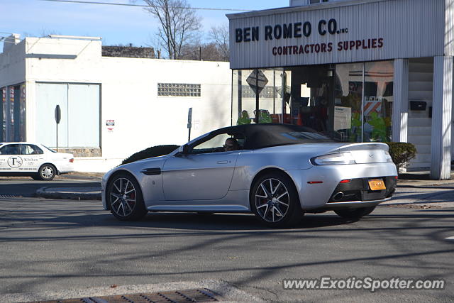 Aston Martin Vantage spotted in Greenwich, Connecticut
