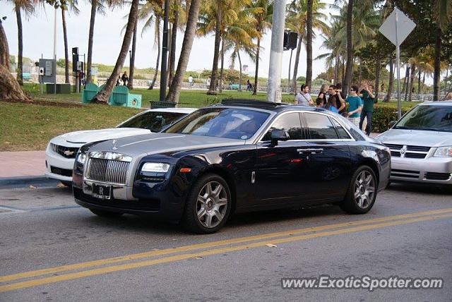 Rolls-Royce Ghost spotted in South beach, Florida