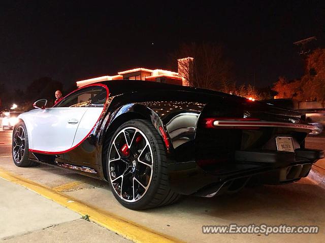 Bugatti Chiron spotted in Dallas, Texas
