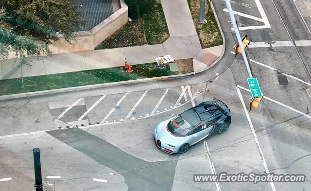 Bugatti Chiron spotted in Dallas, Texas