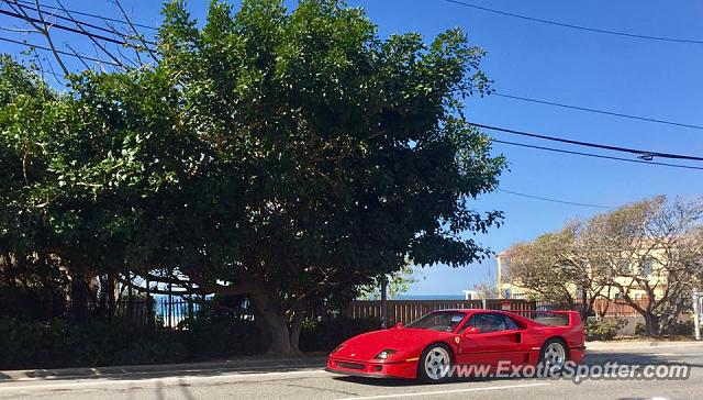 Ferrari F40 spotted in Malibu, California