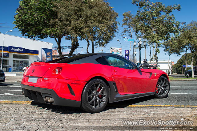 Ferrari 599GTO spotted in Curitiba, PR, Brazil