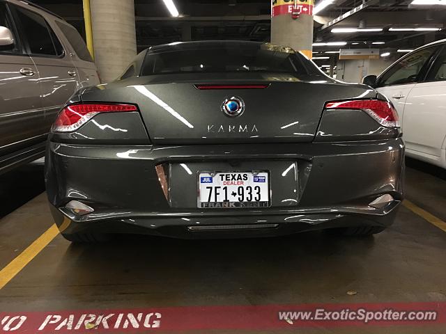 Fisker Karma spotted in Dallas, Texas