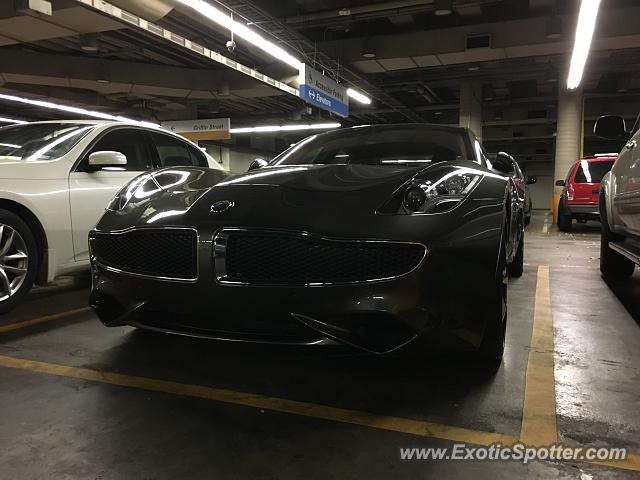 Fisker Karma spotted in Dallas, Texas