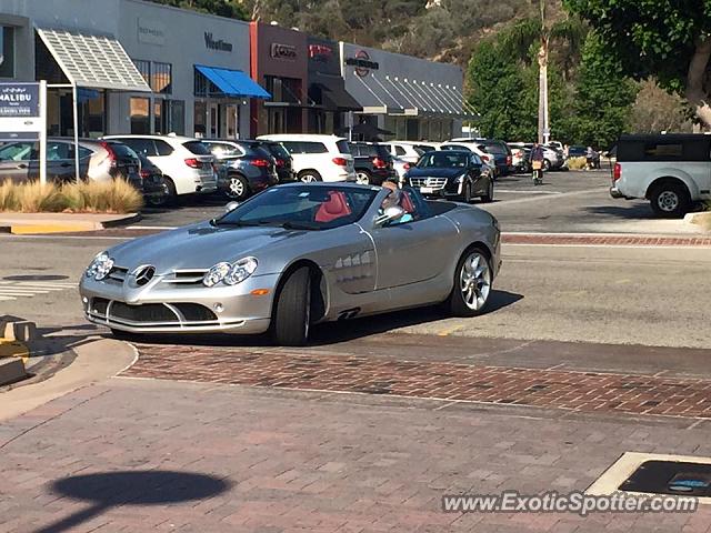 Mercedes SLR spotted in Malibu, California