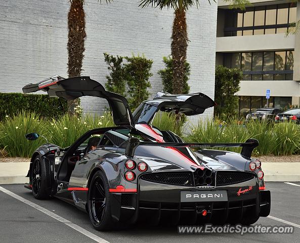 Pagani Huayra spotted in Orange County, California
