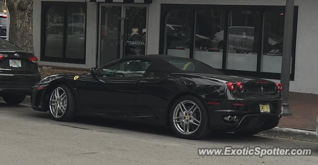 Ferrari F430 spotted in Coconut Grove, Florida