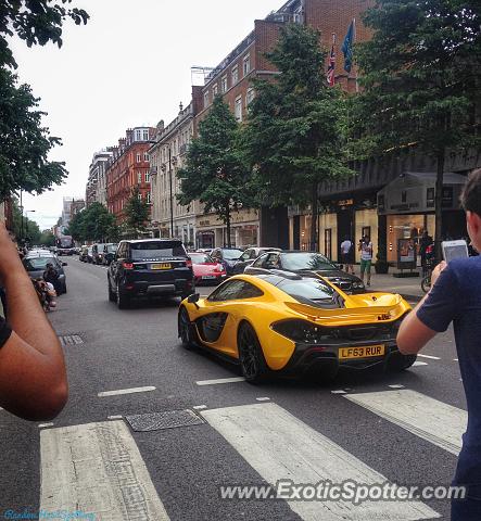 Mclaren P1 spotted in London, United Kingdom
