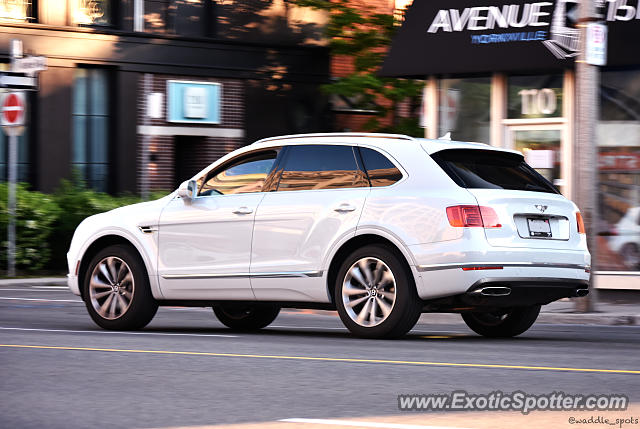 Bentley Bentayga spotted in Toronto, Canada