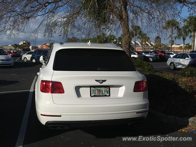 Bentley Bentayga spotted in Brandon, Florida