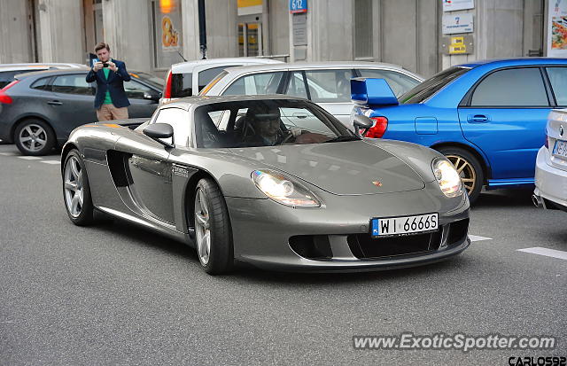 Porsche Carrera GT spotted in Warsaw, Poland