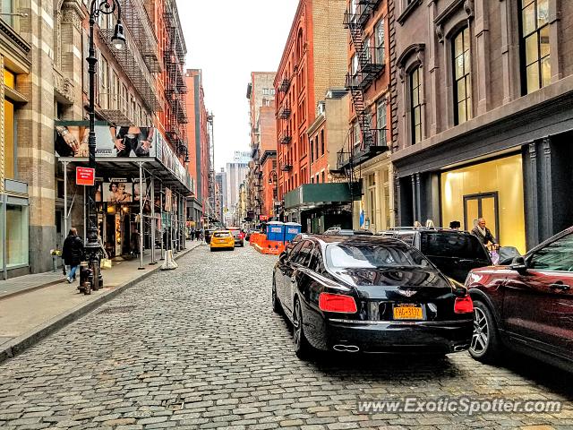 Bentley Flying Spur spotted in Manhattan, New York