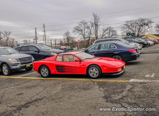 Ferrari Testarossa spotted in Bernardsville, New Jersey