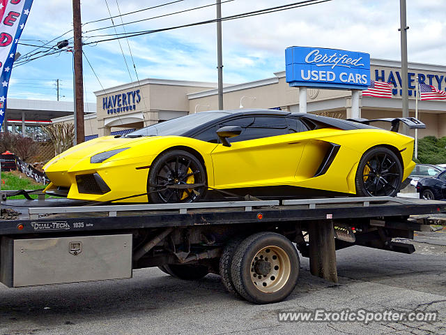 Lamborghini Aventador spotted in Smyrna, Georgia