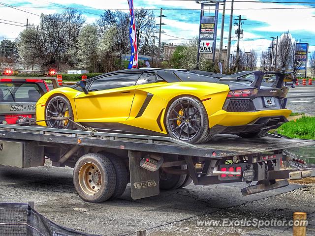 Lamborghini Aventador spotted in Marietta, Georgia