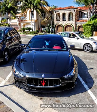 Maserati Ghibli spotted in Newport beach, California