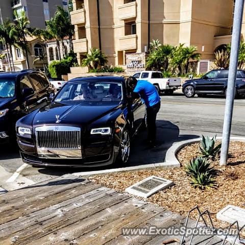 Rolls-Royce Ghost spotted in Newport beach, California