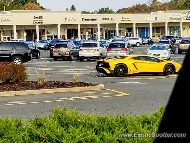 Lamborghini Aventador spotted in Saddle river, New Jersey