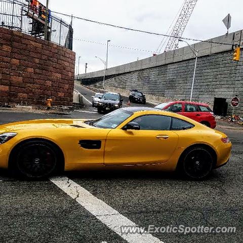 Mercedes AMG GT spotted in Newark, New Jersey