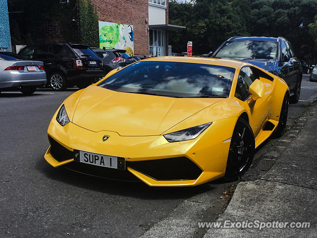 Lamborghini Huracan spotted in Auckland, New Zealand