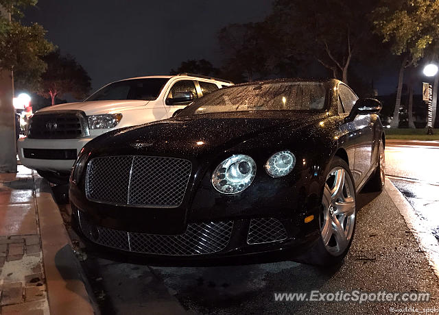 Bentley Continental spotted in Stuart, Florida