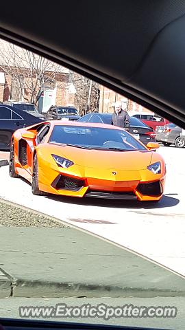 Lamborghini Aventador spotted in Lexington, Kentucky