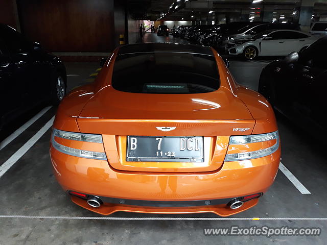 Aston Martin Virage spotted in Jakarta, Indonesia