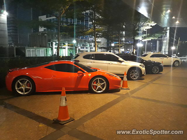 Ferrari 458 Italia spotted in Jakarta, Indonesia