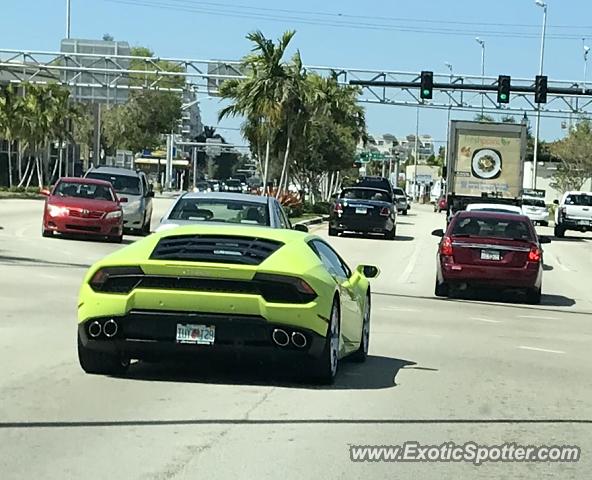 Lamborghini Huracan spotted in Ft Lauderdale, Florida