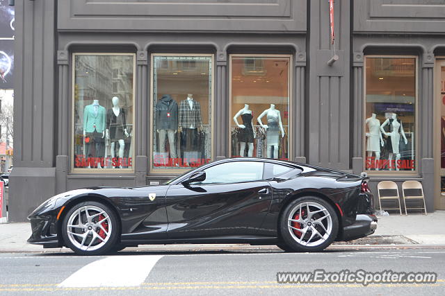 Ferrari 812 Superfast spotted in Manhattan, New York