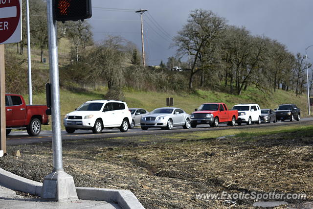 Bentley Continental spotted in West Linn, United States
