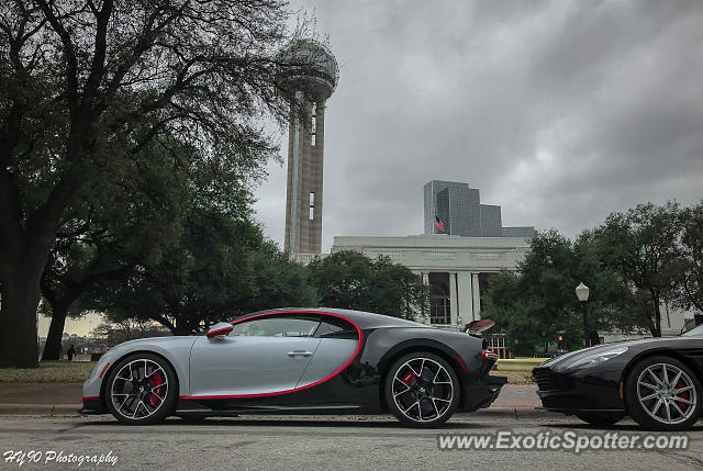 Bugatti Chiron spotted in Dallas, Texas