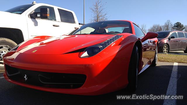 Ferrari 458 Italia spotted in Raleigh, North Carolina