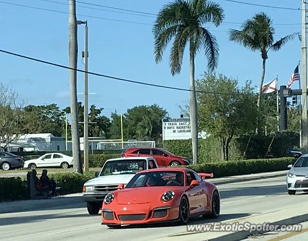 Porsche 911 GT3 spotted in Ft Lauderdale, Florida