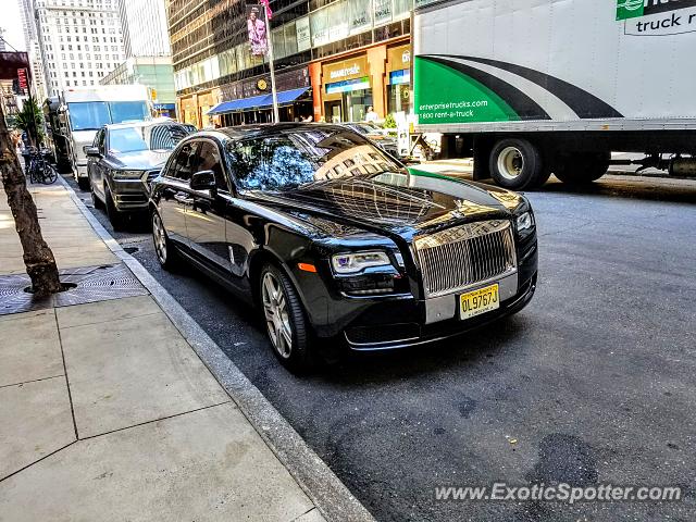 Rolls-Royce Ghost spotted in Manhattan, New York