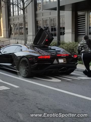 Lamborghini Aventador spotted in Buckhead, Georgia