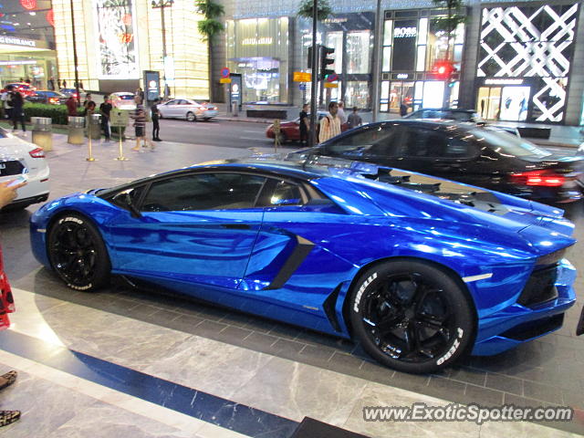 Lamborghini Aventador spotted in Kuala lumpur, Malaysia